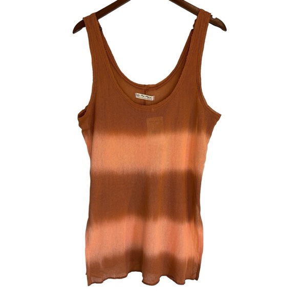 We The Free Citrus Sunset Combo Joni Tunic Knit Tank Top Woman’s Medium - Picture 4 of 10